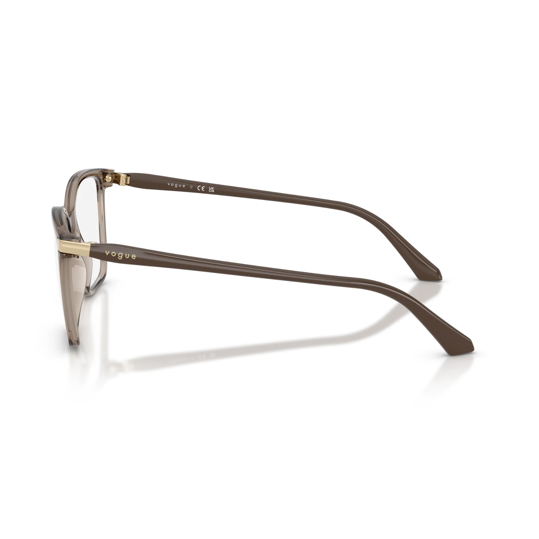 Lentes Oftálmicos Vogue Eyewear VO5654 Transparent Brown Café - Image 3