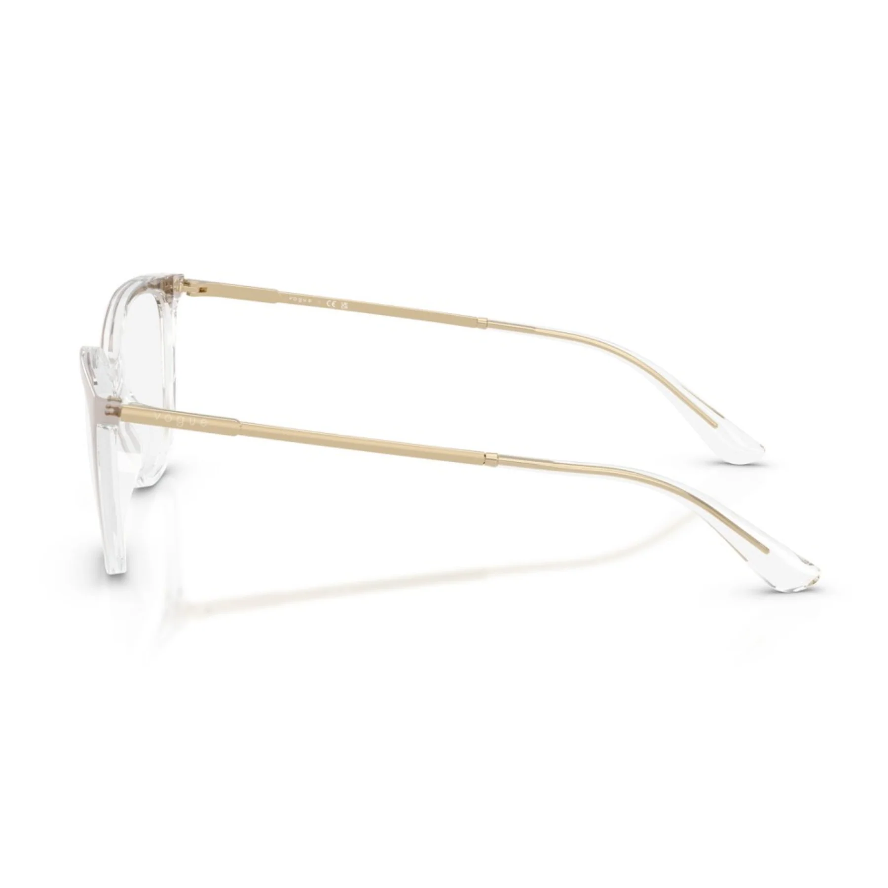 Lentes Oftálmicos Vogue Eyewear VO5673 Gradient Brown/Transparent Café - Image 3