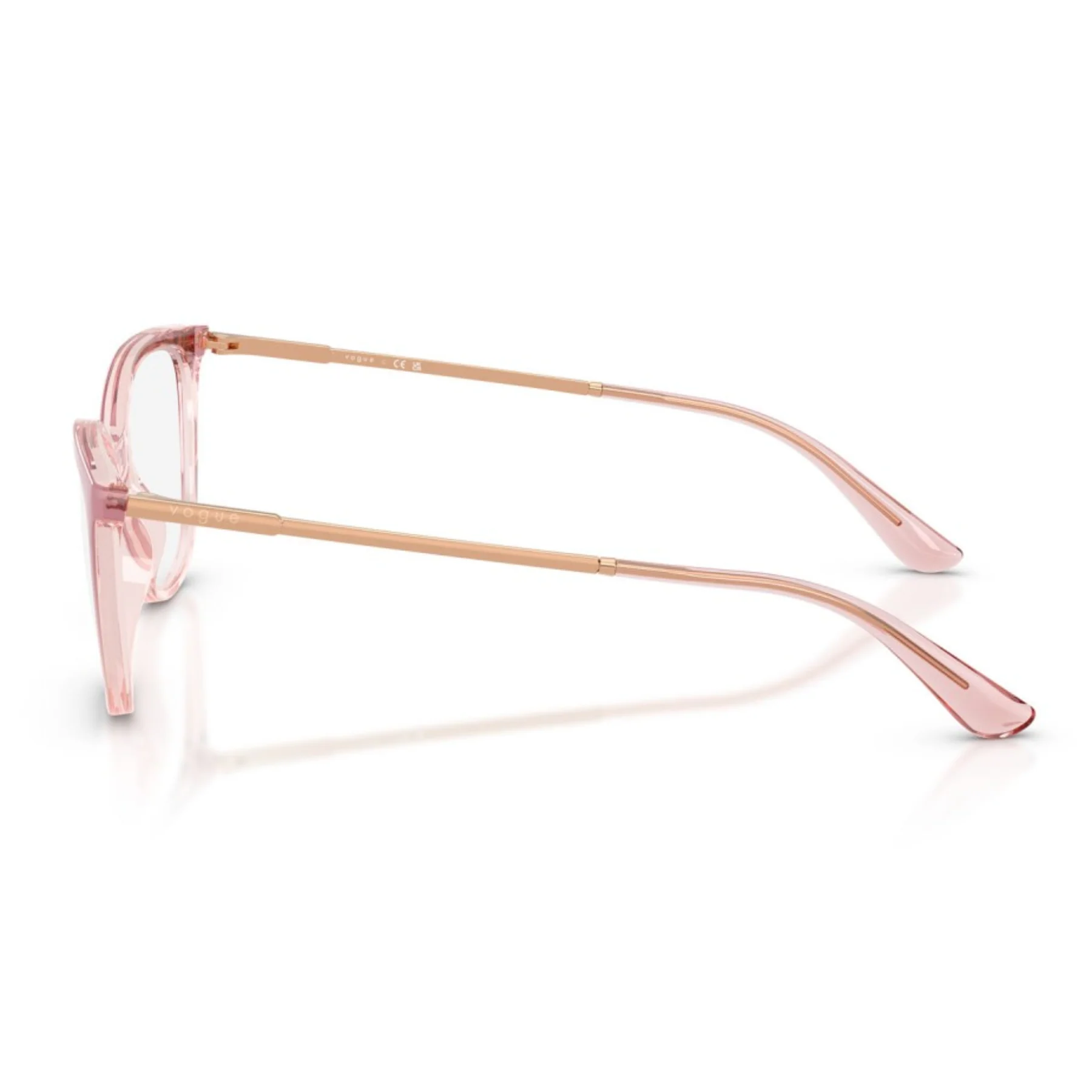 Lentes Oftálmicos Vogue Eyewear VO5673 Gradient Pink/Transparent Pink Rosa - Image 3